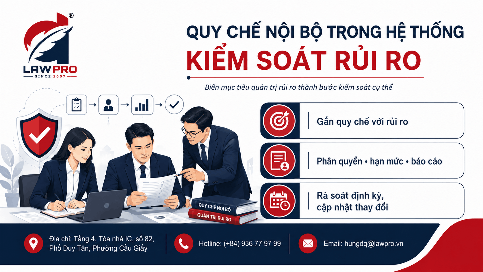 Quy chế nội bộ trong hệ thống kiểm soát rủi ro